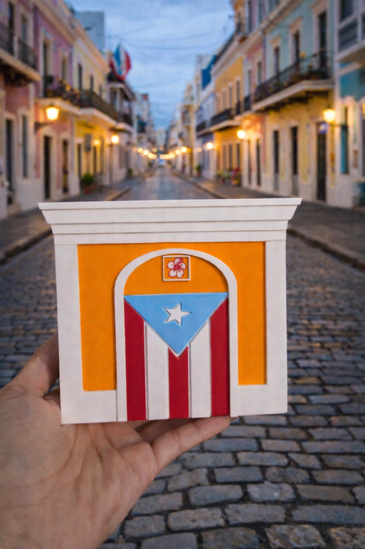 Casita Bandera de Puerto Rico