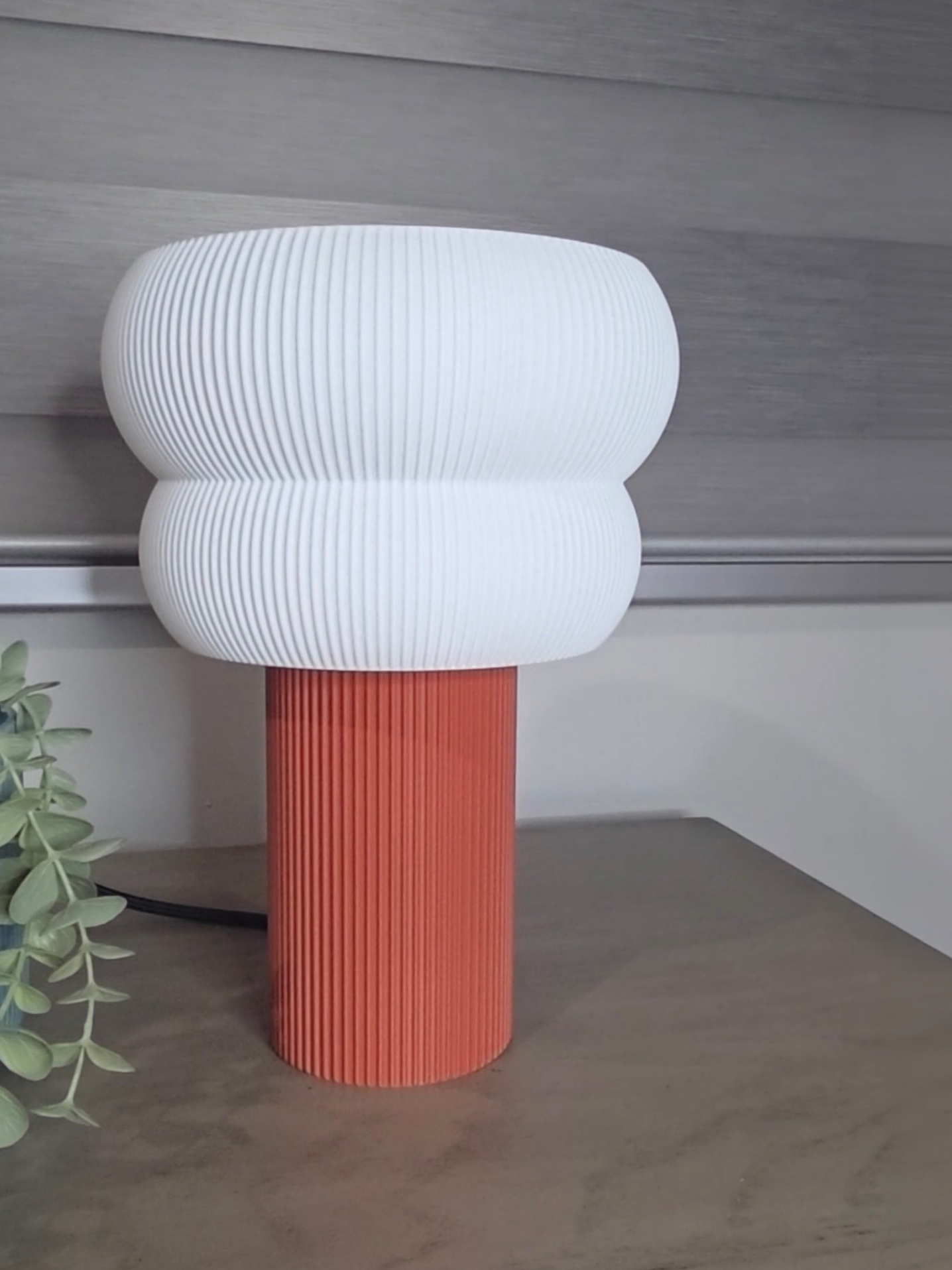 Lámpara decorativa de diseño contemporáneo Terracota Base 6.5"