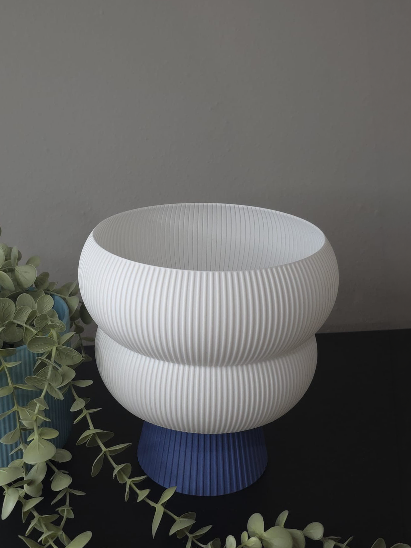 Lámpara decorativa de diseño contemporáneo Blue Base 3.5"