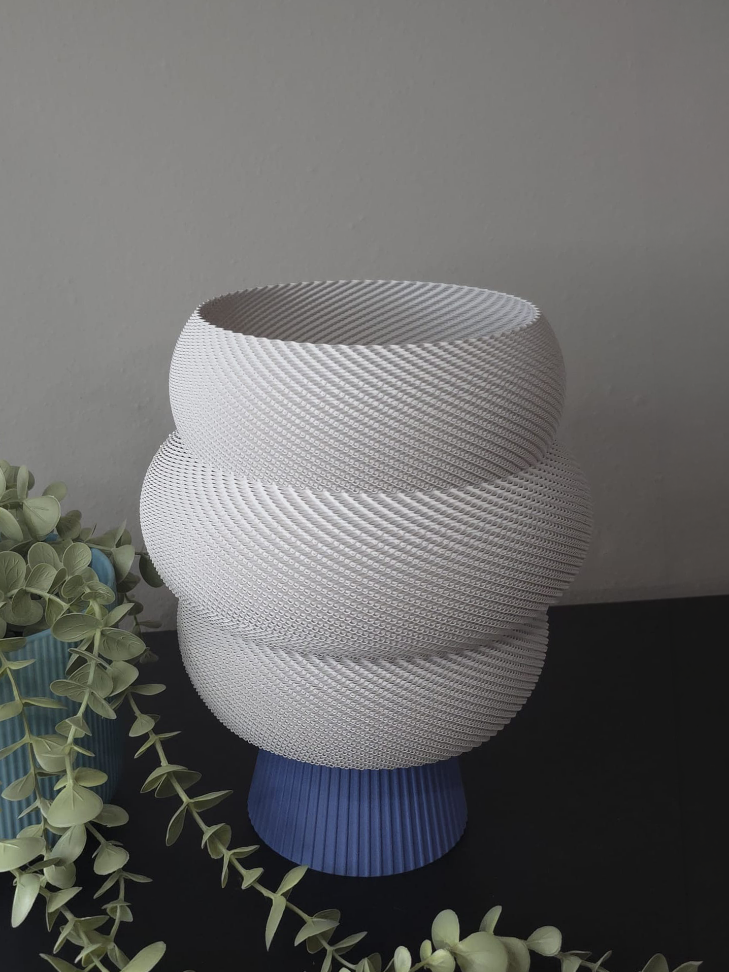 Lámpara decorativa de diseño contemporáneo Blue Base 3.5"
