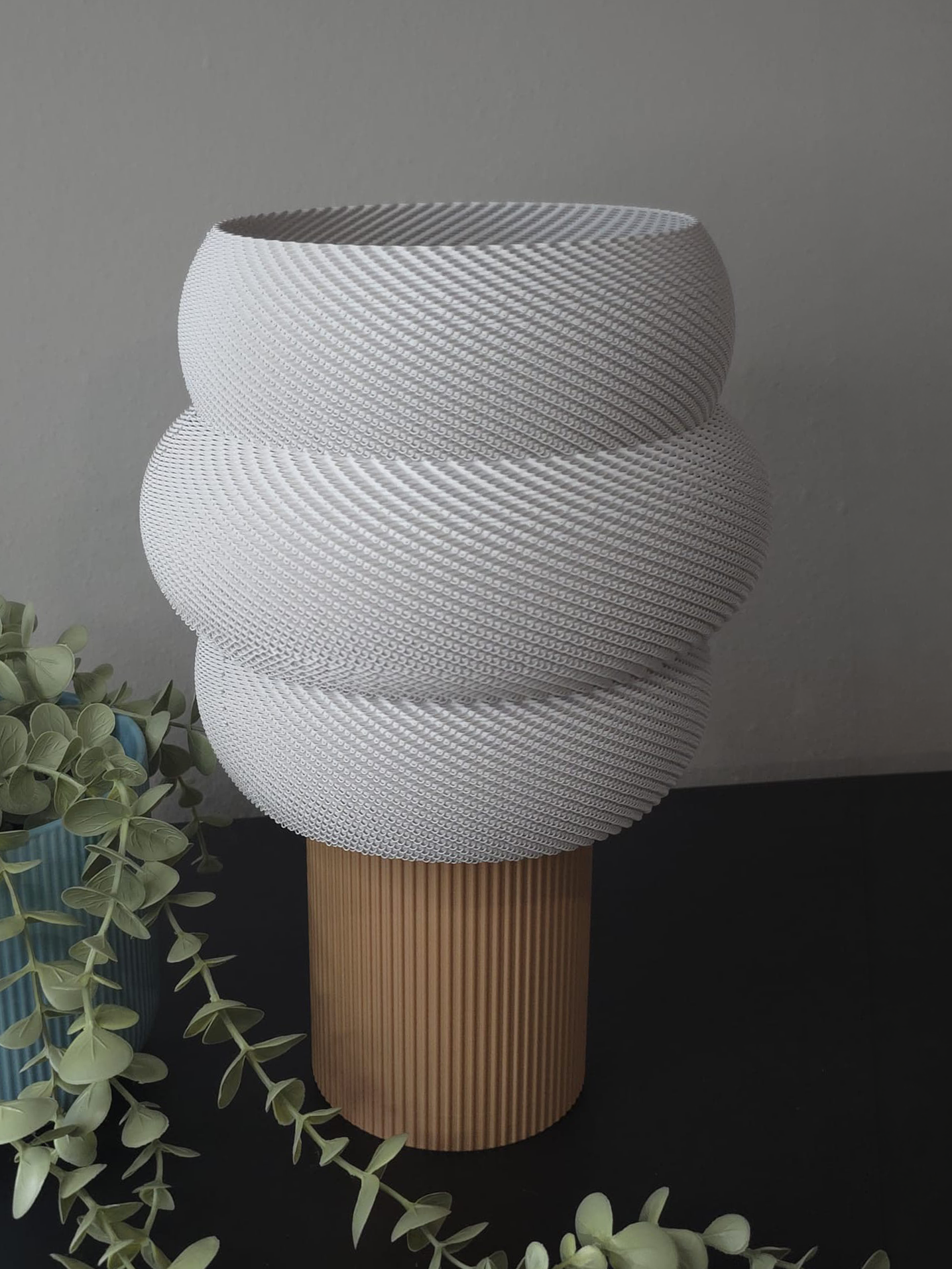 Lámpara decorativa de diseño contemporáneo Caramel Base 5"