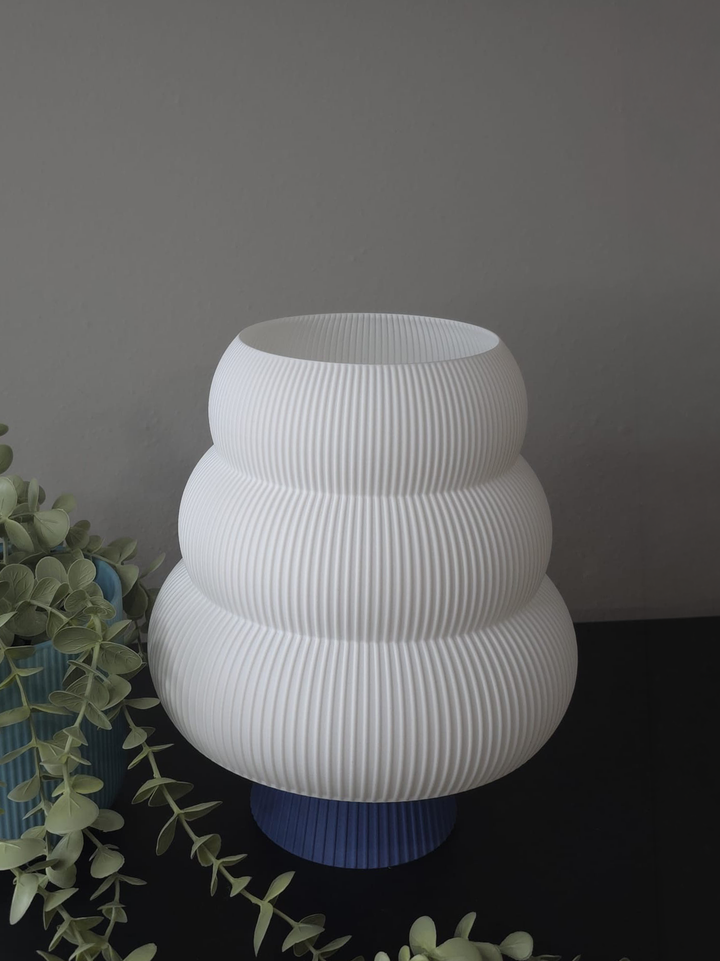 Lámpara decorativa de diseño contemporáneo Blue Base 3.5"