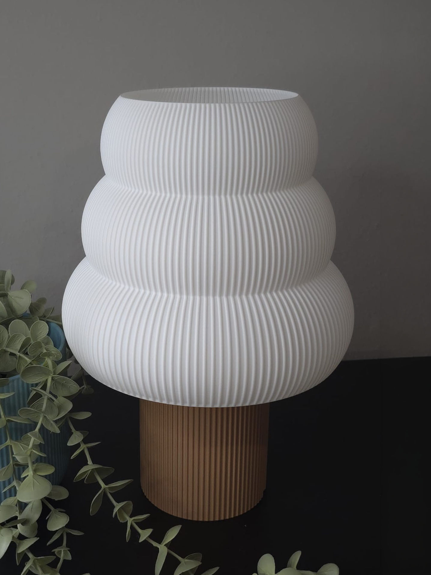 Lámpara decorativa de diseño contemporáneo Caramel Base 5"