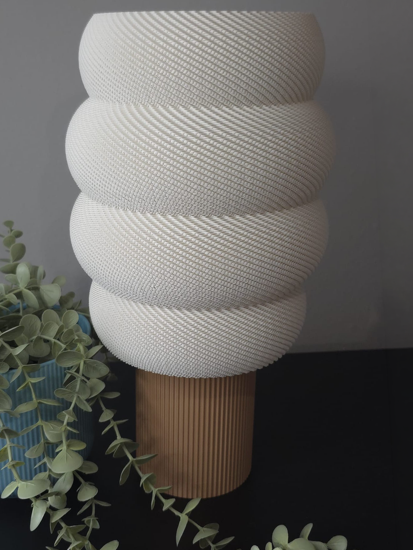 Lámpara decorativa de diseño contemporáneo Caramel Base 5"