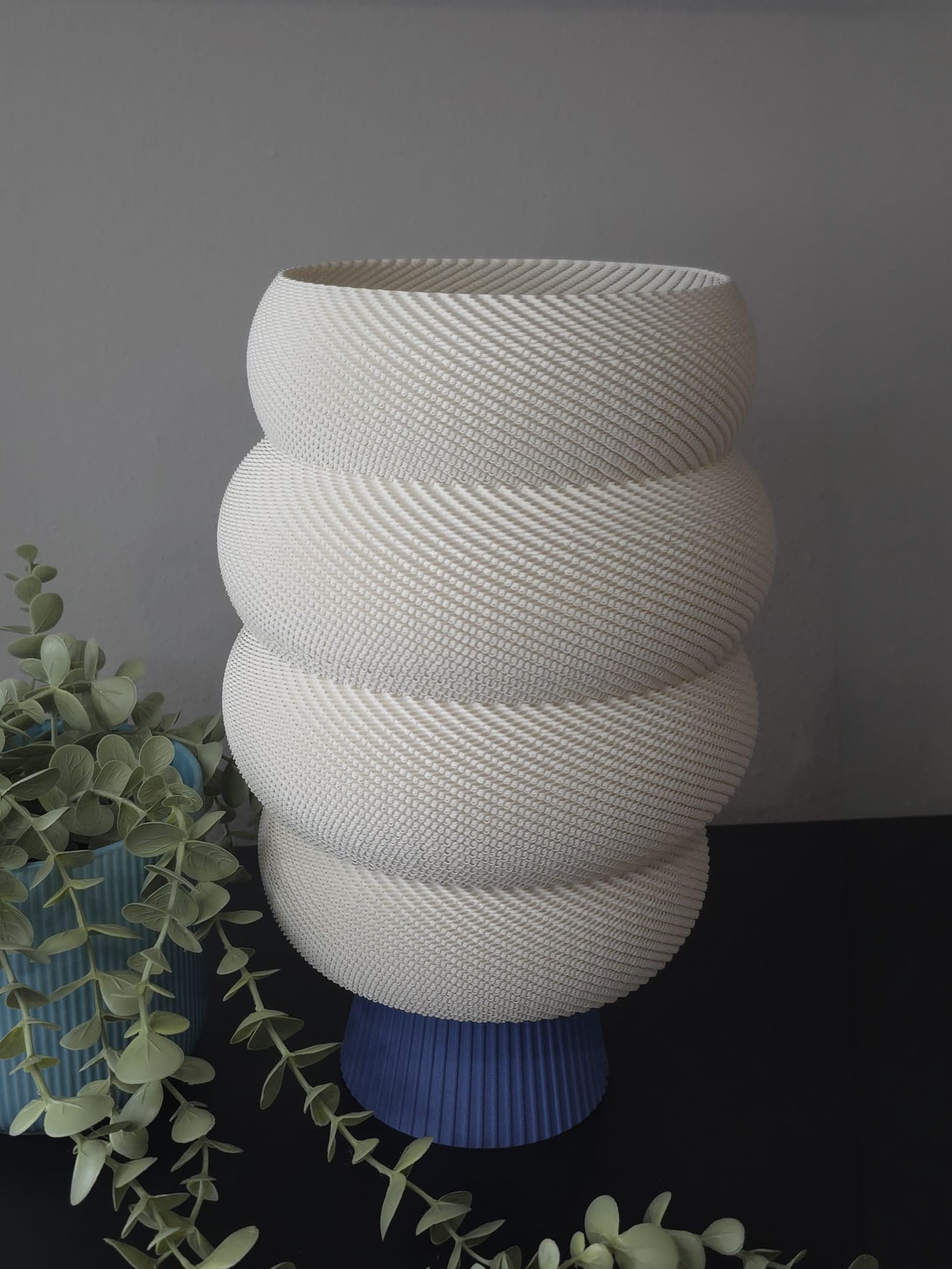 Lámpara decorativa de diseño contemporáneo Blue Base 3.5"