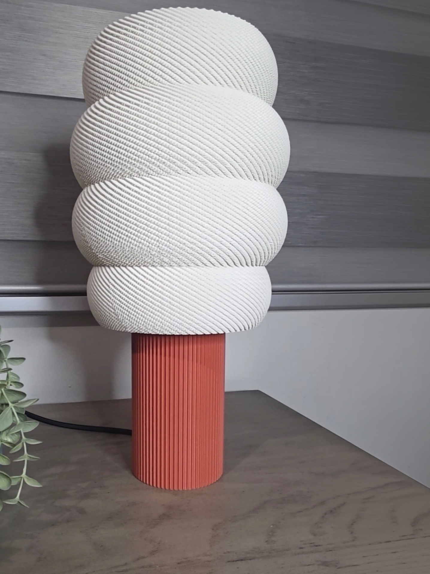 Lámpara decorativa de diseño contemporáneo Terracota Base 6.5"