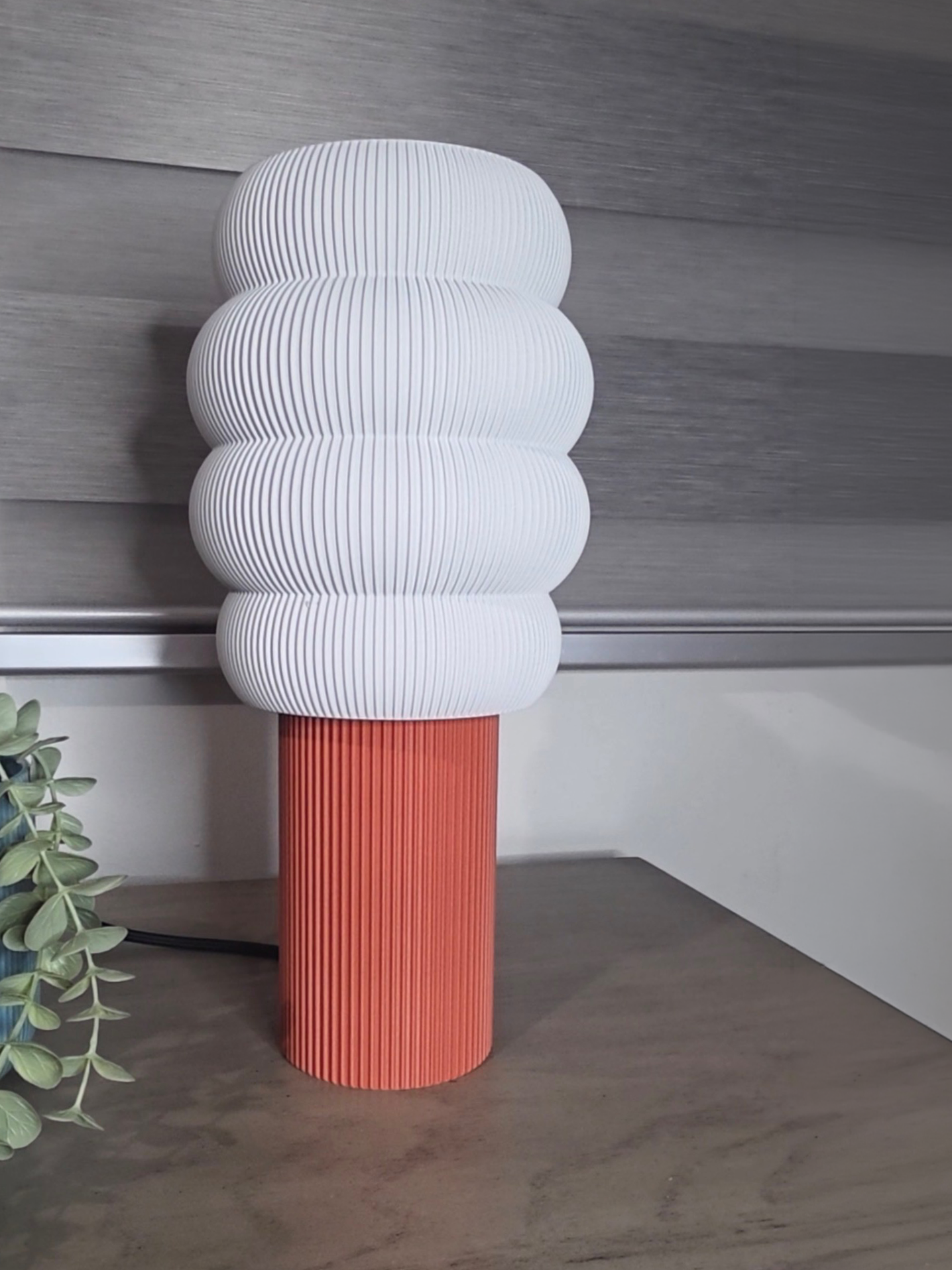 Lámpara decorativa de diseño contemporáneo Terracota Base 6.5"