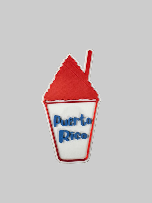 Imán de piragua - Puerto Rico Edition