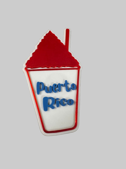 Imán de piragua - Puerto Rico Edition