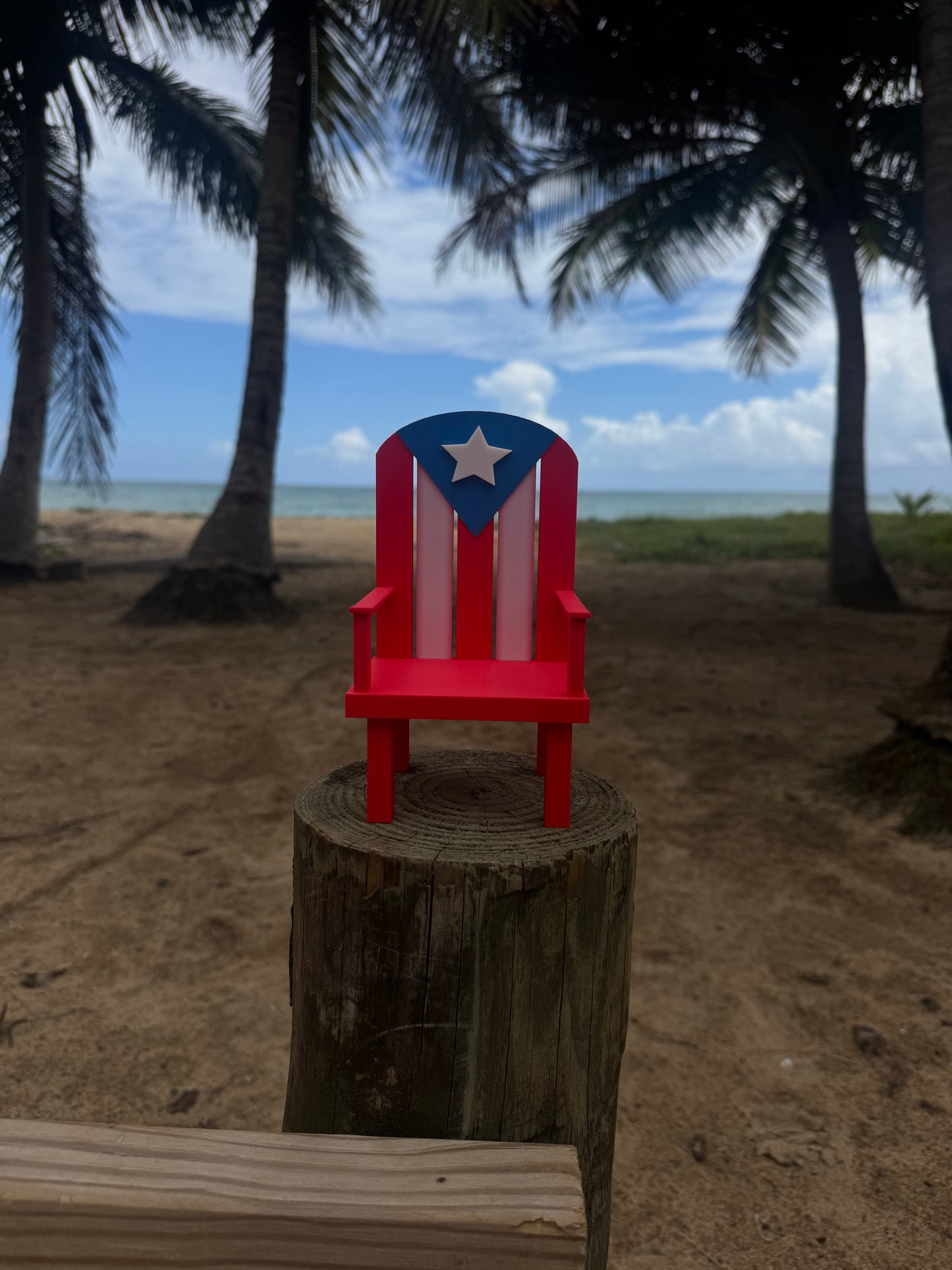 Silla Boricua Porta Celular