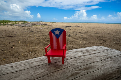 Mini Silla Bandera Boricua