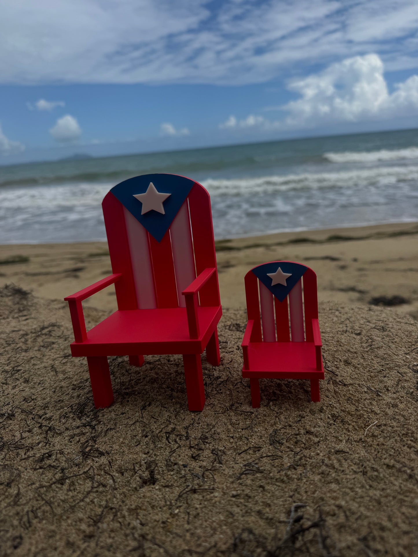 Mini Silla Bandera Boricua