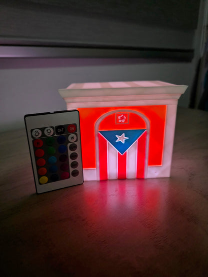 Lampara Casita Bandera