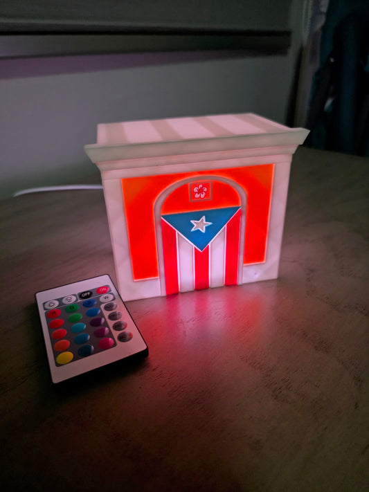 Lampara Casita Bandera