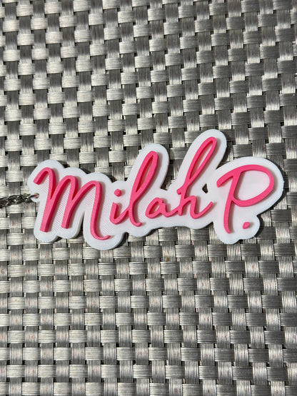 Llaveros personalizados 3"